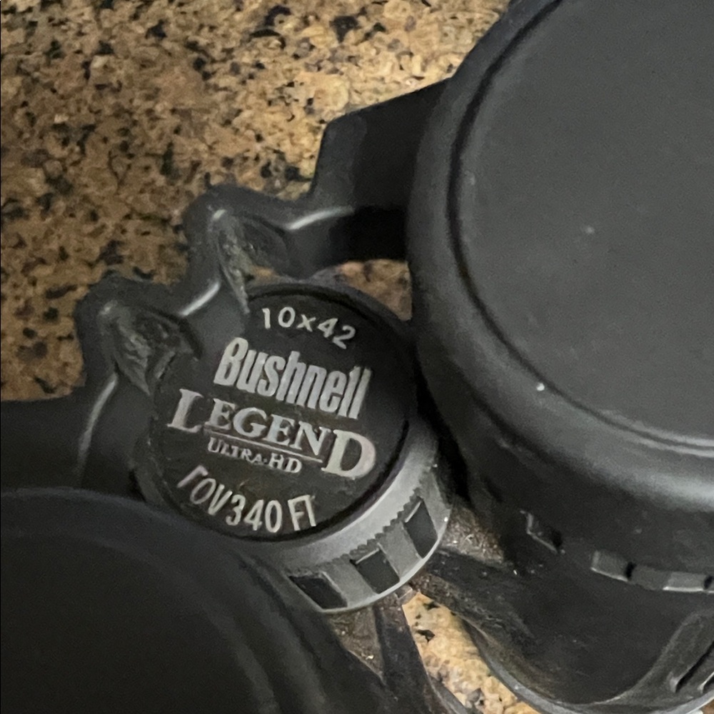 Bushnell Black Binoculars with Case - Picture 2 of 3